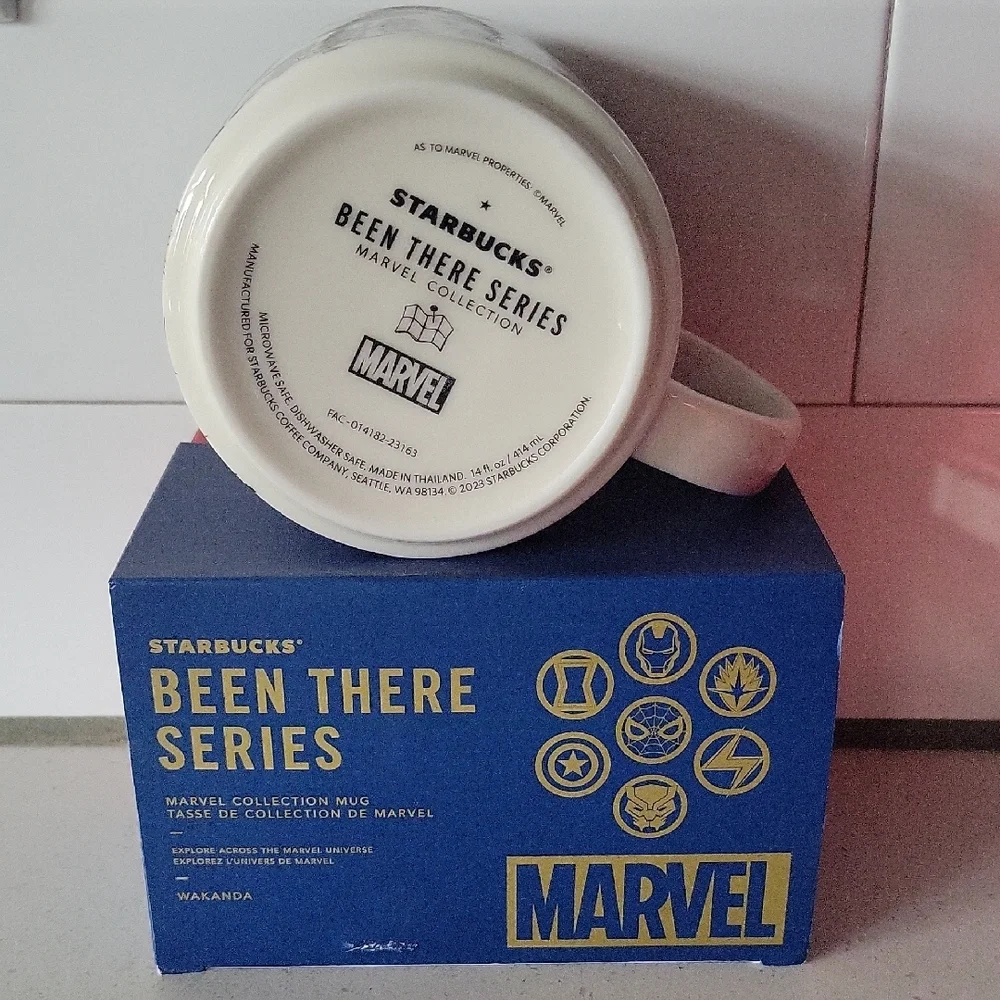 Starbucks 2023 Marvel Wakanda 14oz. Mug Discontinued Been There Collection